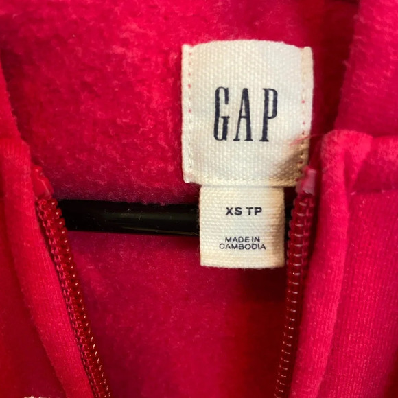 Pink Gap full zip sweater - Picture 3 of 8